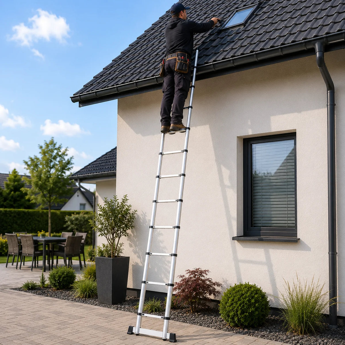 Échelle Télescopique Pro – 4 en 1 Professionnelle | Altibat