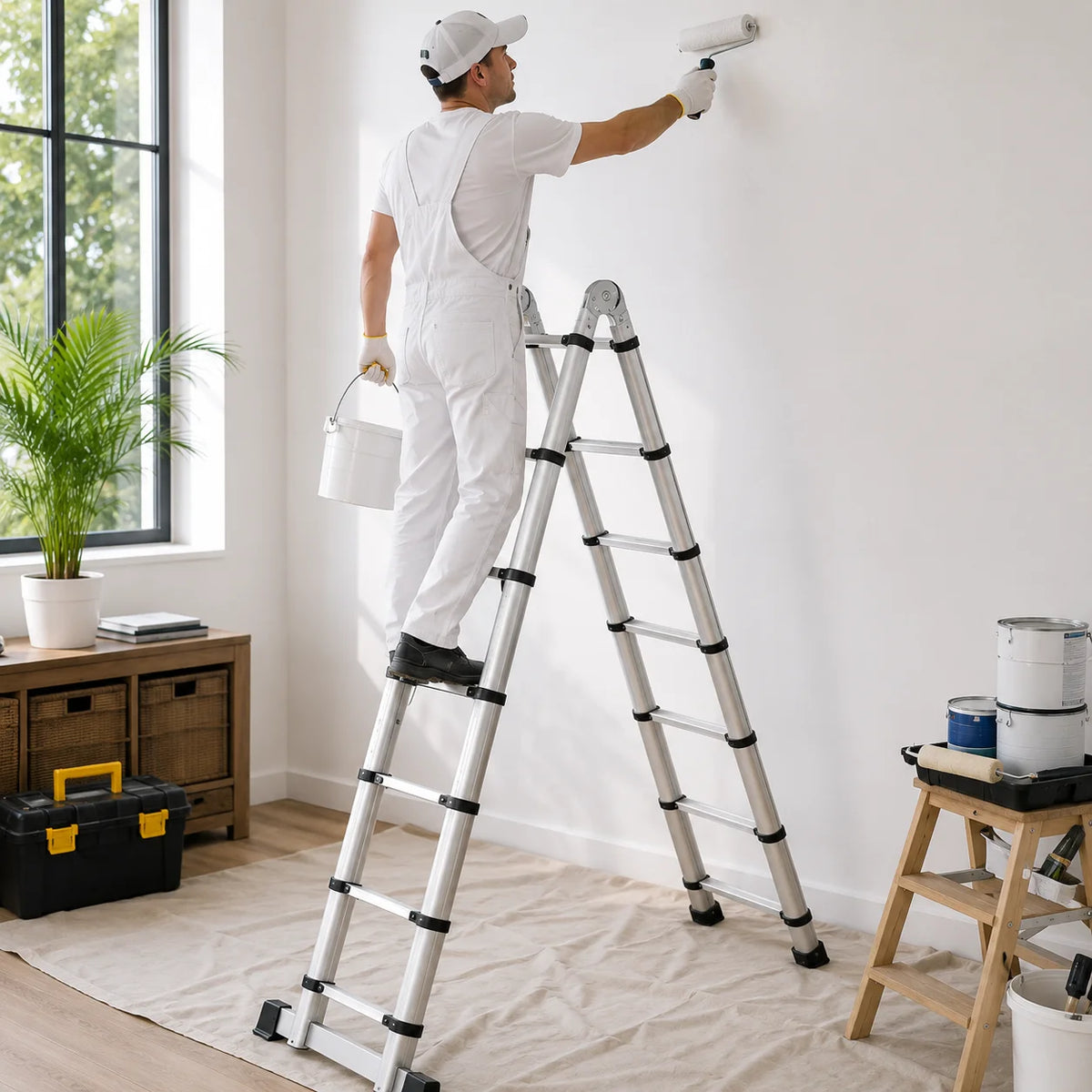 Échelle Télescopique Pro – 4 en 1 Professionnelle | Altibat