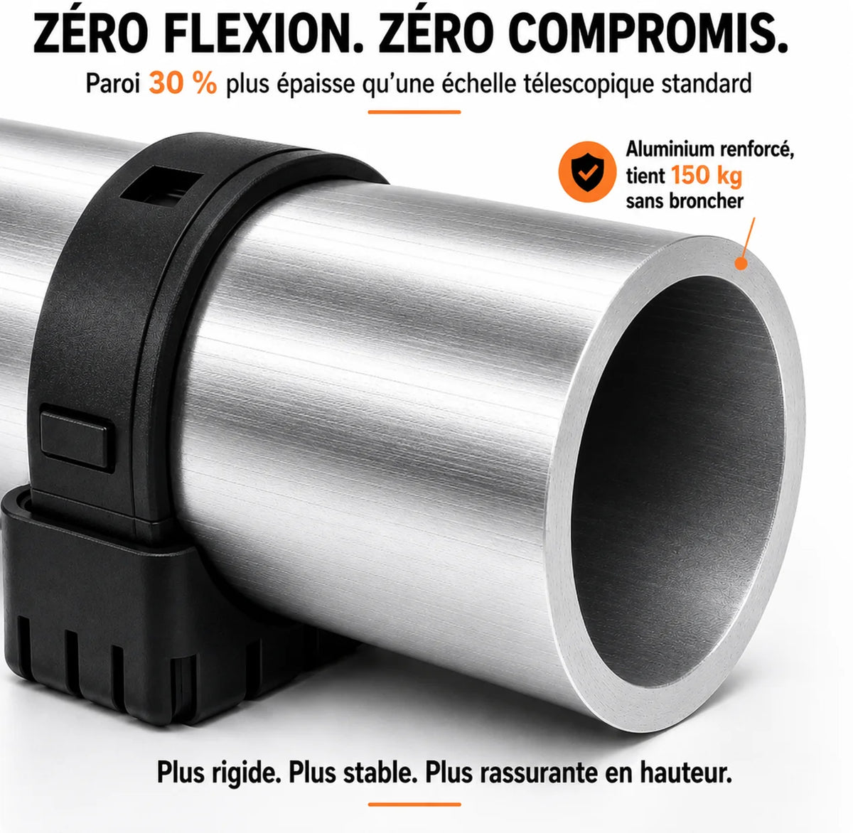 Échelle Télescopique Pro 320 HR Aluminium Haute Résistance | Altibat